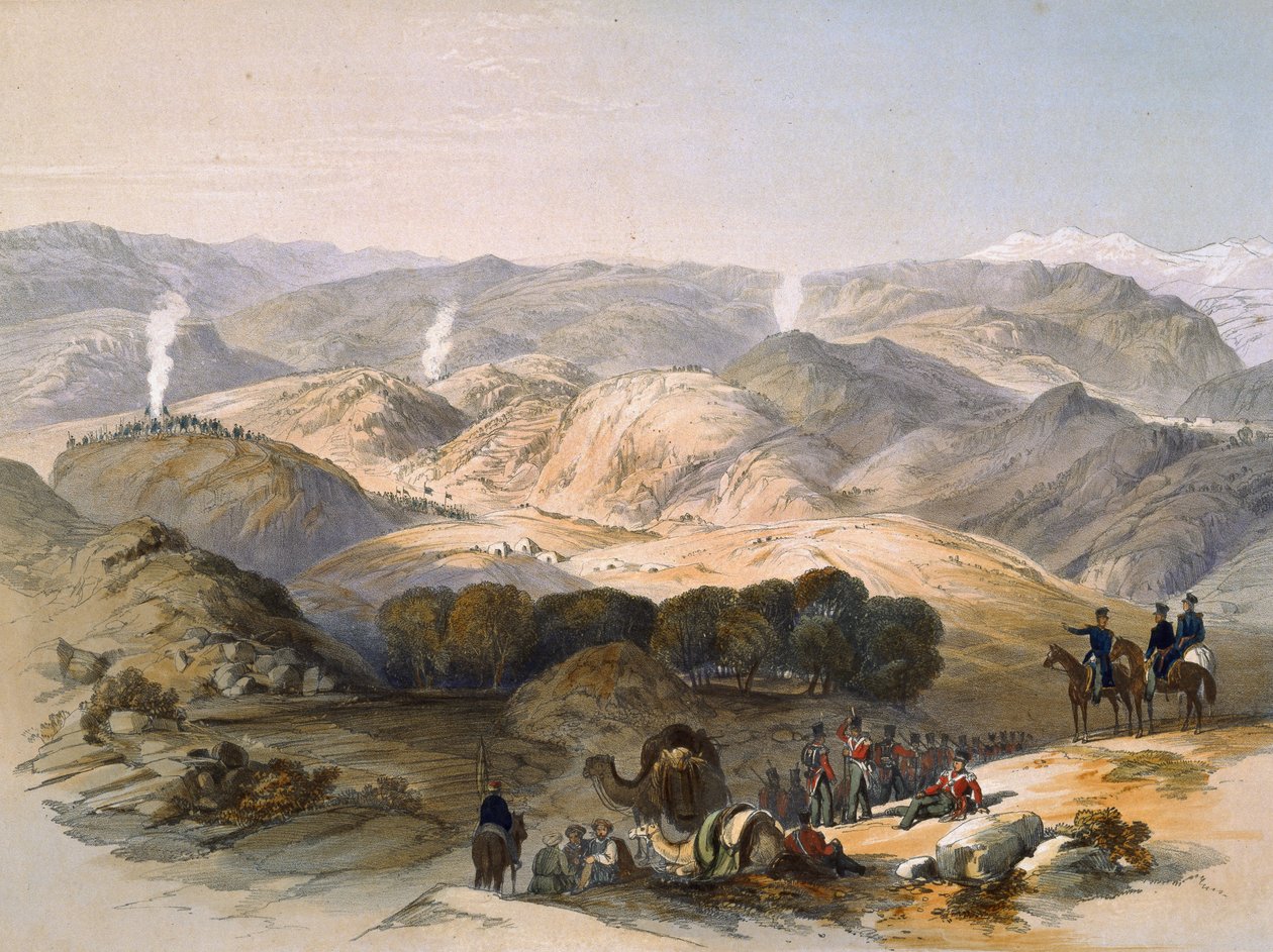 Jugdelluk, Der letzte Stand der Armee von General Elphinstone im katastrophalen Rückzug von James (after) Rattray