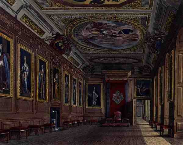 Das Königliche Präsenzzimmer, Windsor Castle, aus 