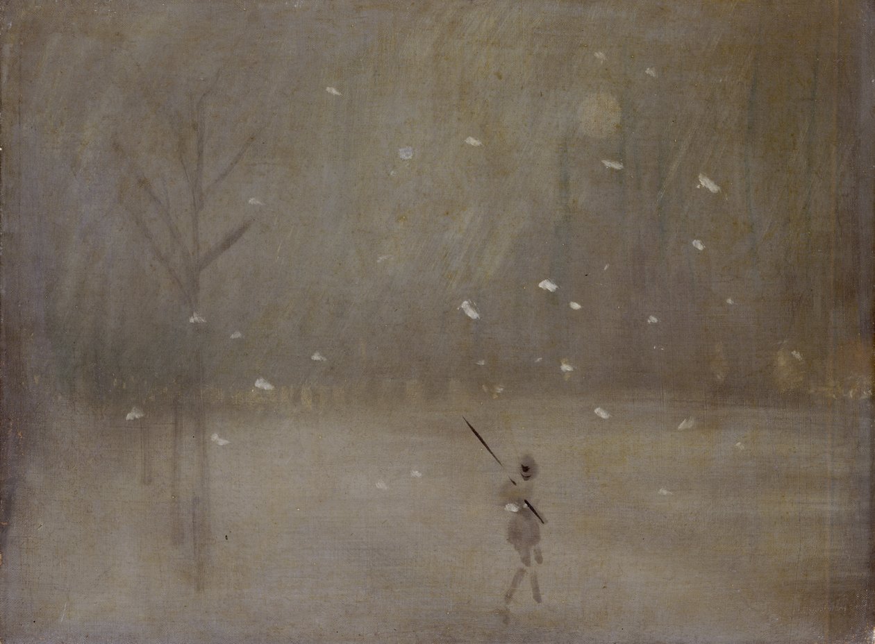 Schneesturm von James Abbott McNeill (after) Whistler
