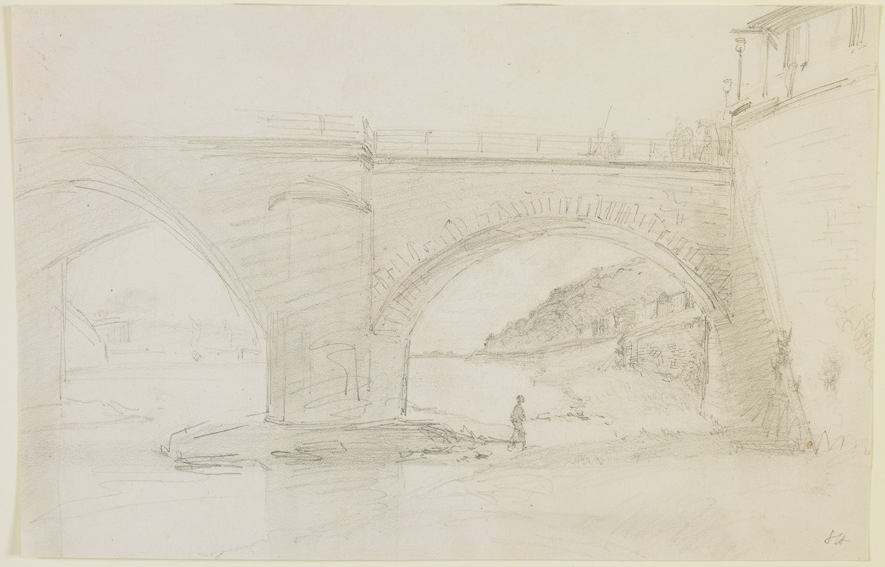 Eine Brücke, 1858 von James Abbott McNeill Whistler