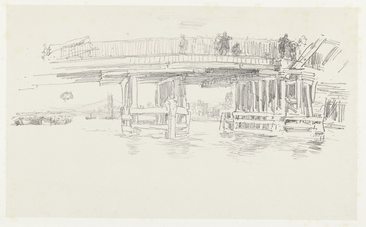 Brücke über die Themse von James Abbott McNeill Whistler