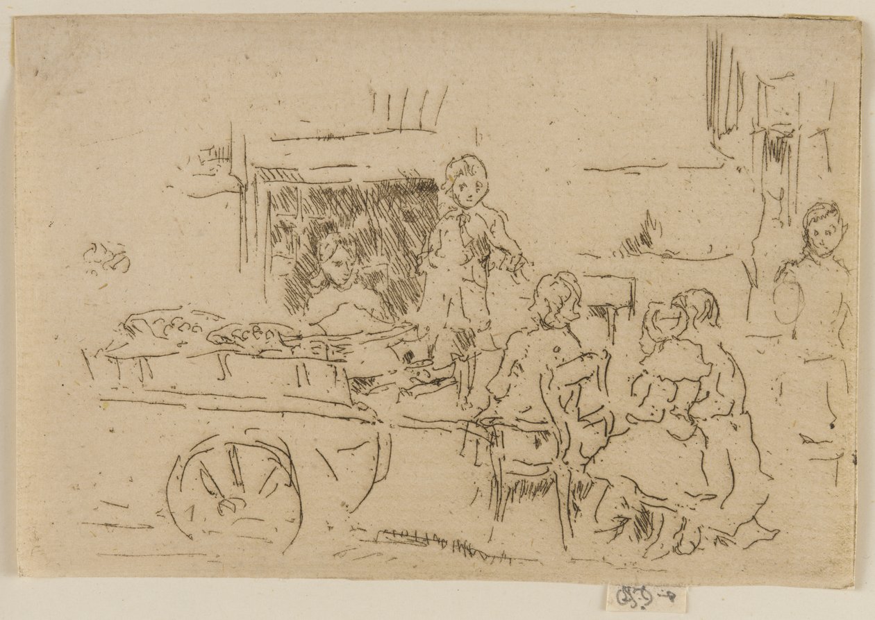 Kinderfruchtkarren, 1887 von James Abbott McNeill Whistler