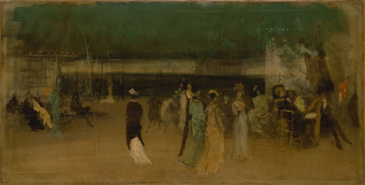 Cremorne Gardens, Nr. 2, ca. 1870-80 von James Abbott McNeill Whistler