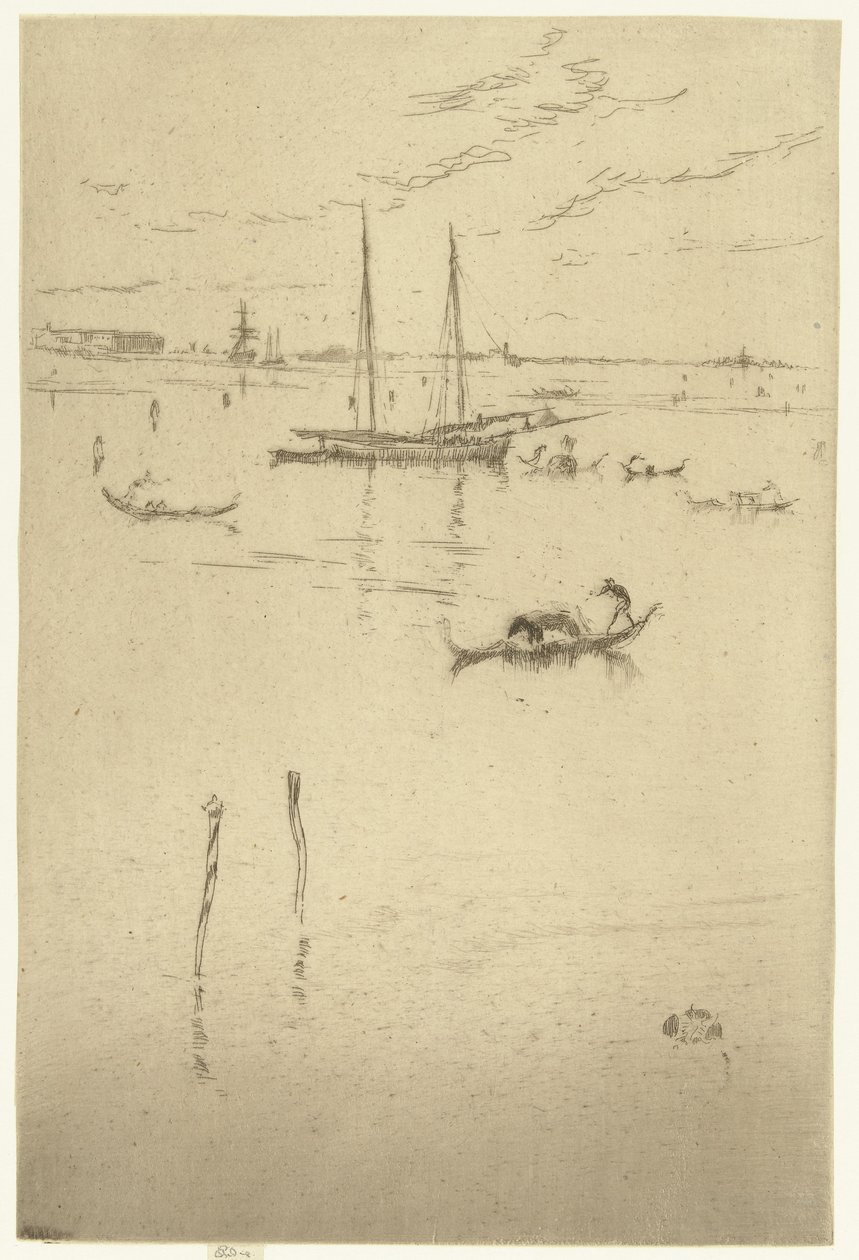 Die kleine Lagune von James Abbott McNeill Whistler