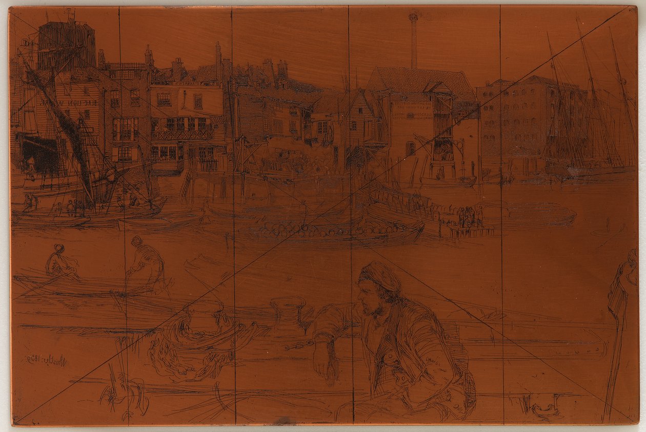 Schwarzer Löwenkai, 1859 von James Abbott McNeill Whistler