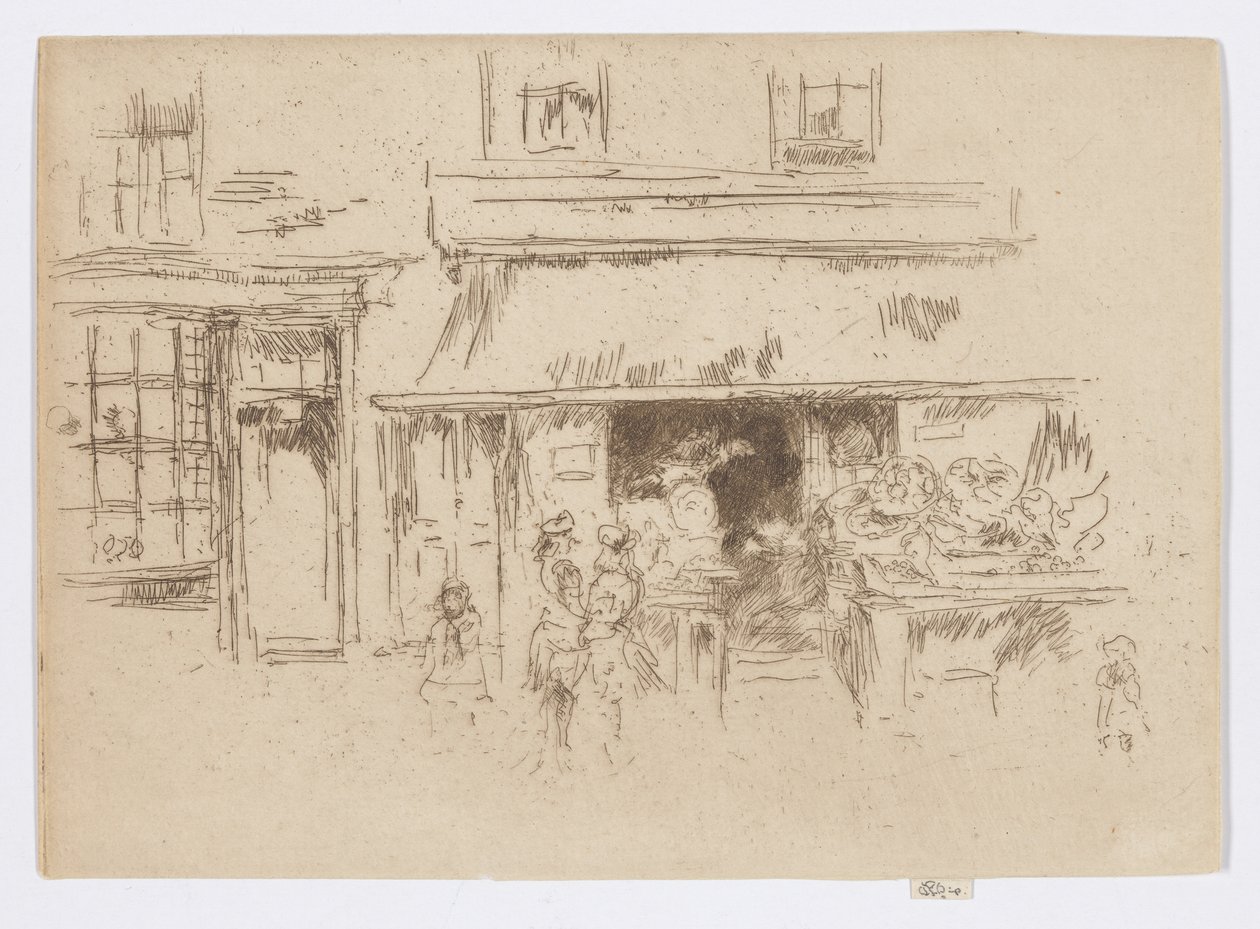 Exeter Street, ca. 1886-88 von James Abbott McNeill Whistler