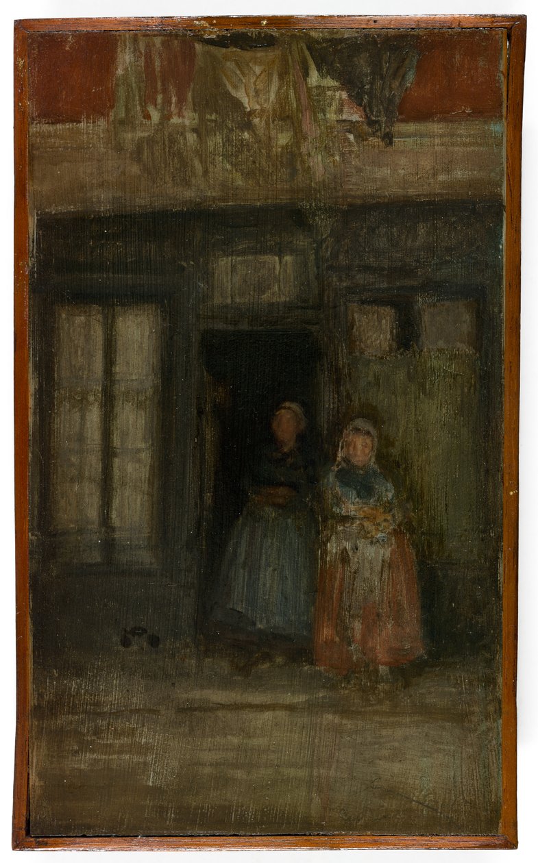 Gold und Orange: Die Nachbarn, ca. 1894-95 von James Abbott McNeill Whistler