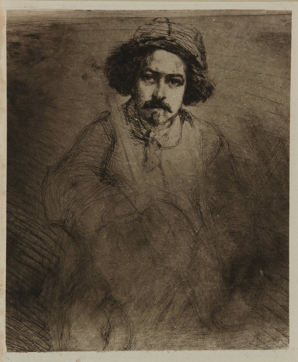 J. Becquet, Bildhauer, 1859 von James Abbott McNeill Whistler