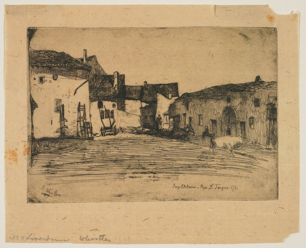 Liverdun aus Zwölf Radierungen aus der Natur von James Abbott McNeill Whistler