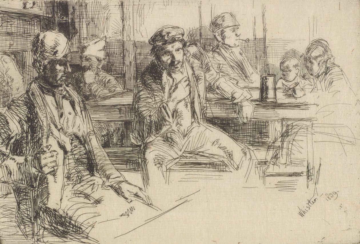 Hafenarbeiter, 1859 von James Abbott McNeill Whistler