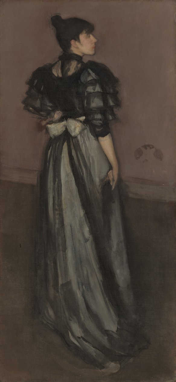 Perlmutt und Silber: Die Andalusierin von James Abbott McNeill Whistler