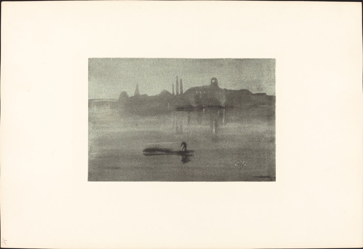 Nocturne, 1878-1887 von James Abbott McNeill Whistler
