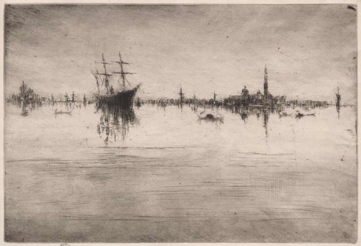 Nocturne, 1879-1880 von James Abbott McNeill Whistler