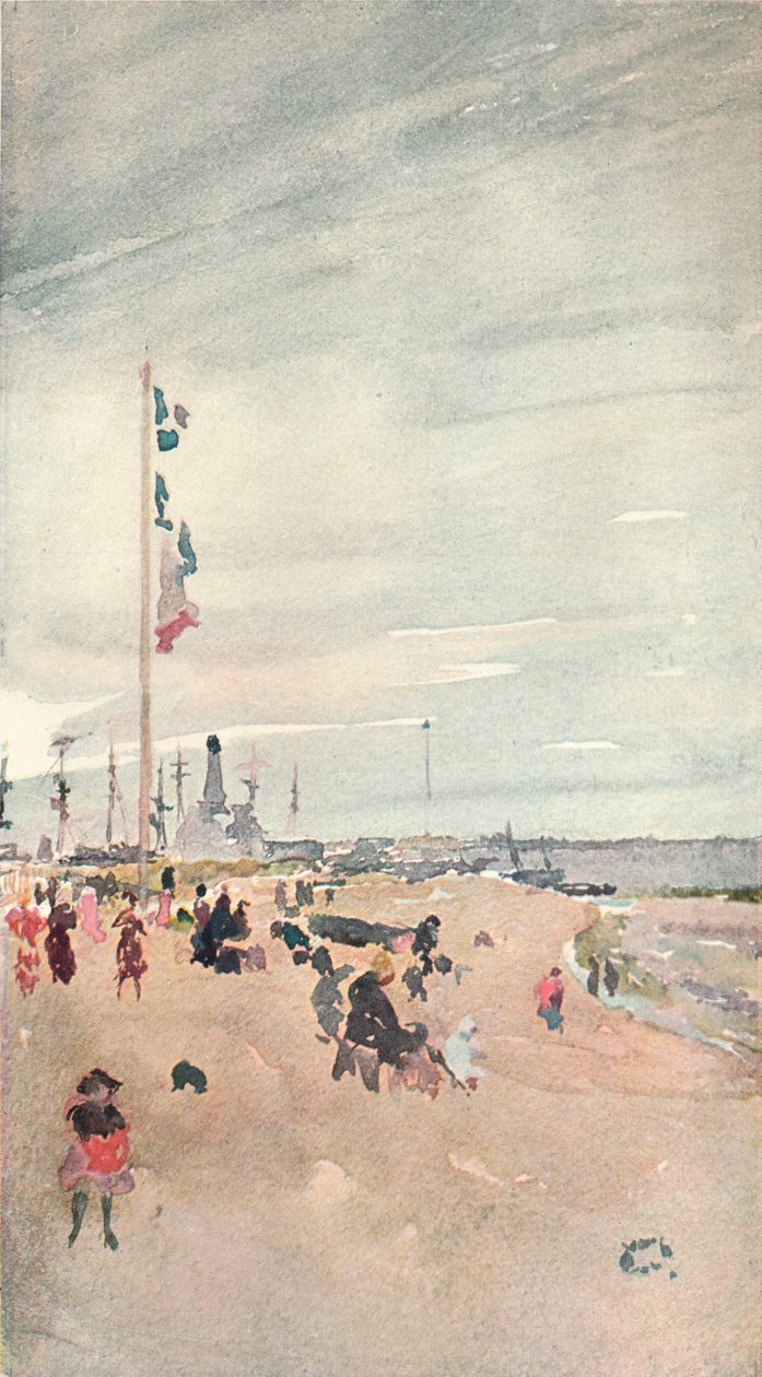 Am Meeresufer, um 1883, 1903-1904 von James Abbott McNeill Whistler
