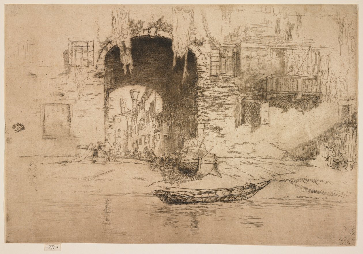 San Biagio aus The Second Venice Set von James Abbott McNeill Whistler