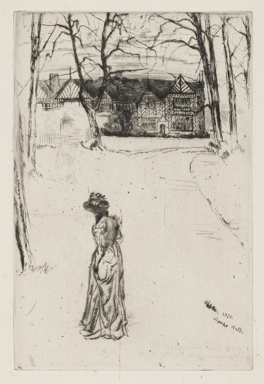 Speke Hall, Nr. 1, 1870 von James Abbott McNeill Whistler