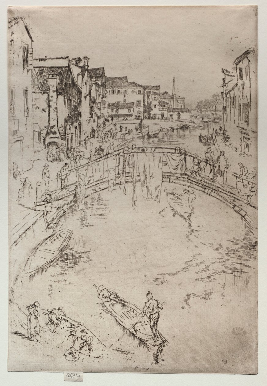 Die Brücke von James Abbott McNeill Whistler