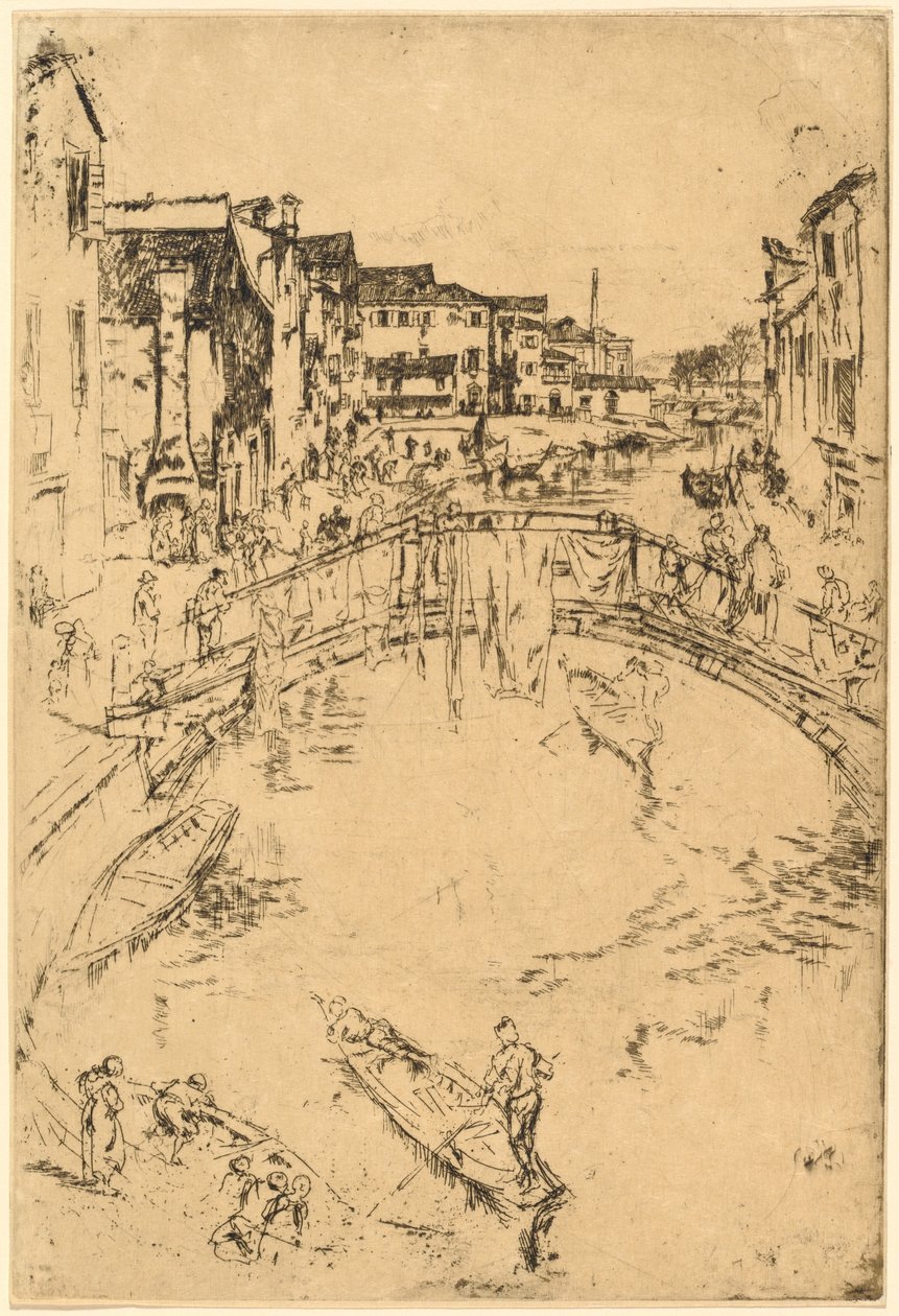 Die Brücke von James Abbott McNeill Whistler