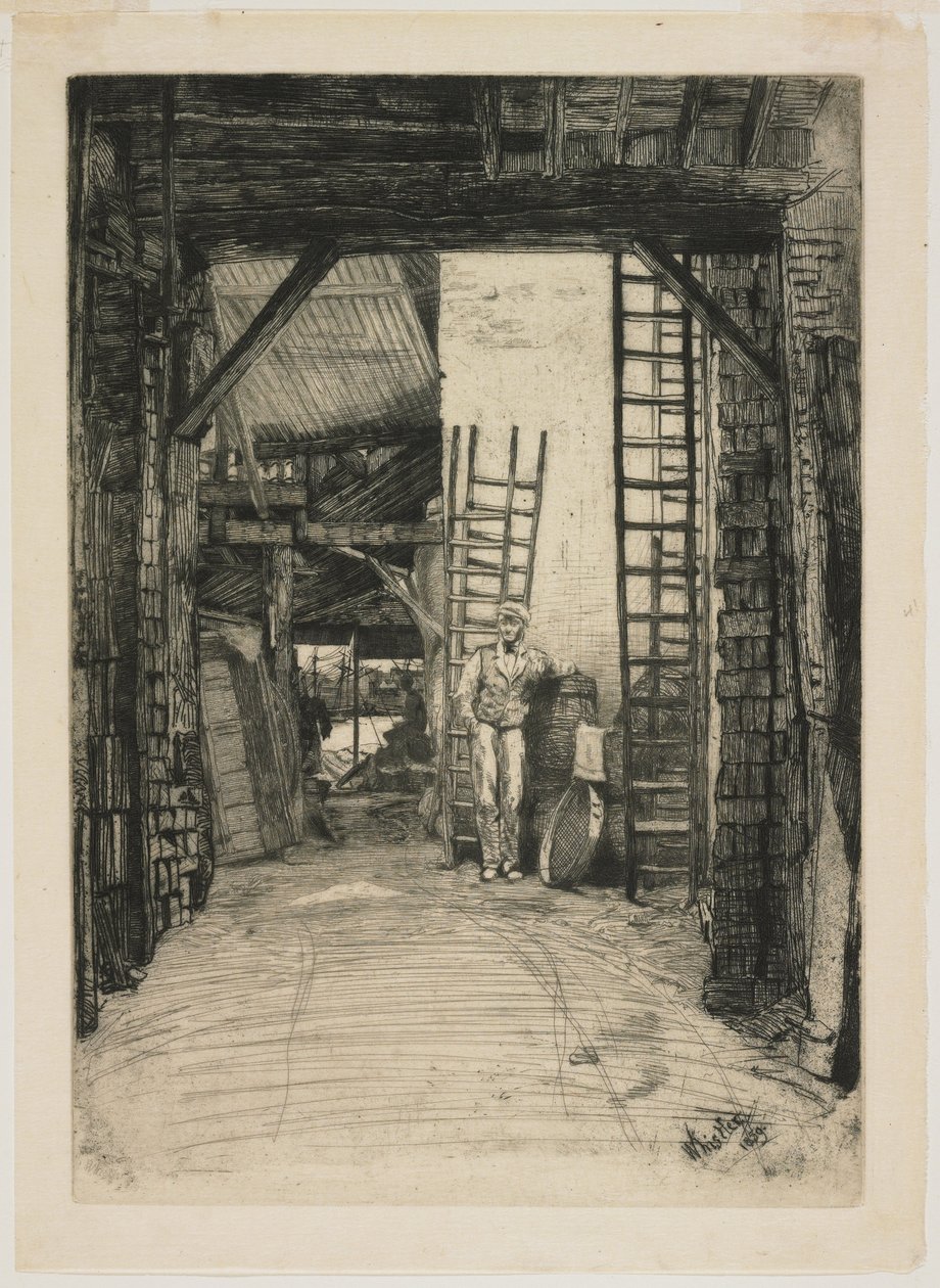 Der Kalkbrenner von James Abbott McNeill Whistler