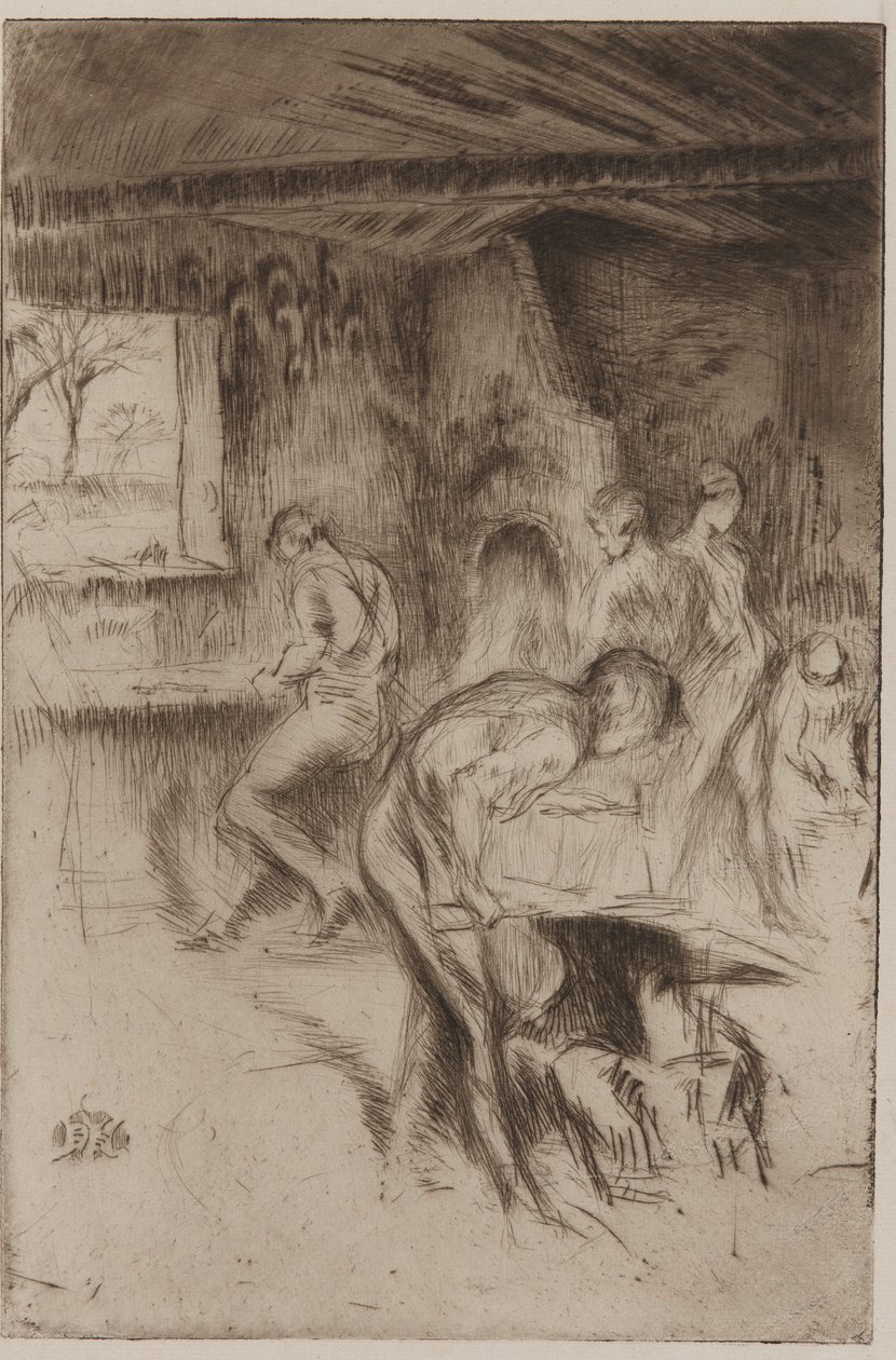 Die kleine Schmiede, Liverpool, 1875 von James Abbott McNeill Whistler