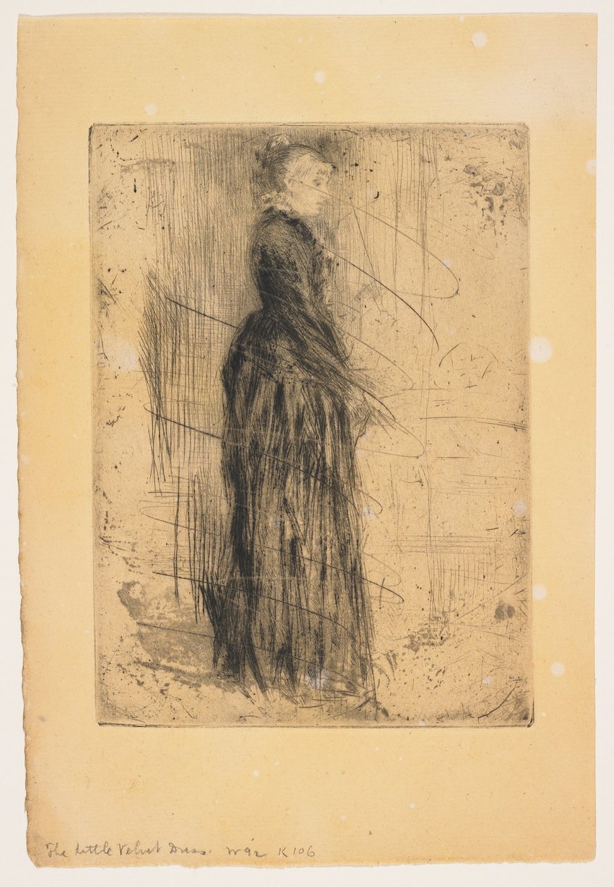 Das kleine Samtkleid von James Abbott McNeill Whistler