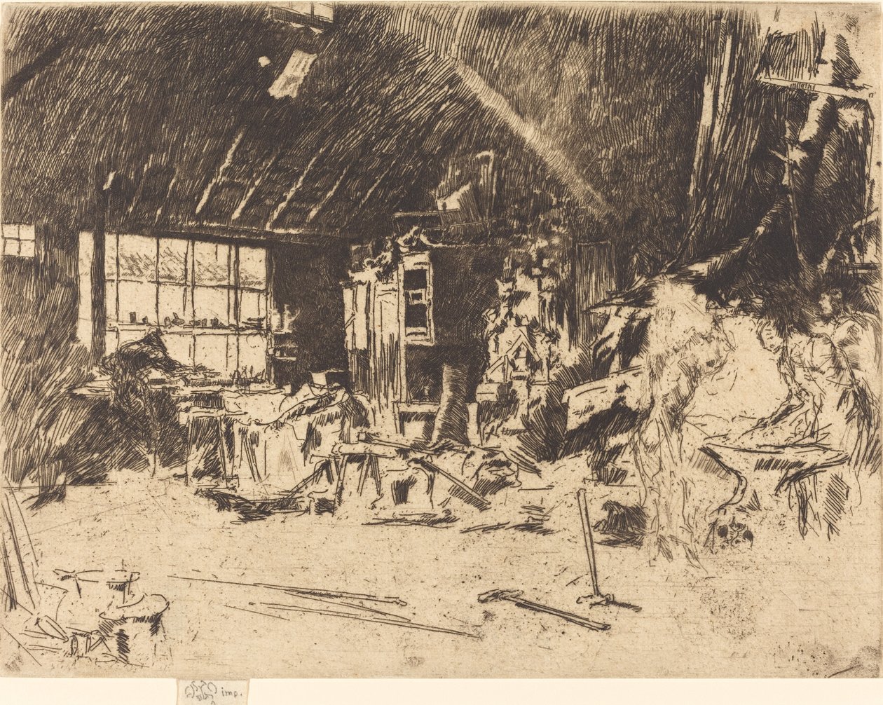 Die Schmiede von James Abbott McNeill Whistler