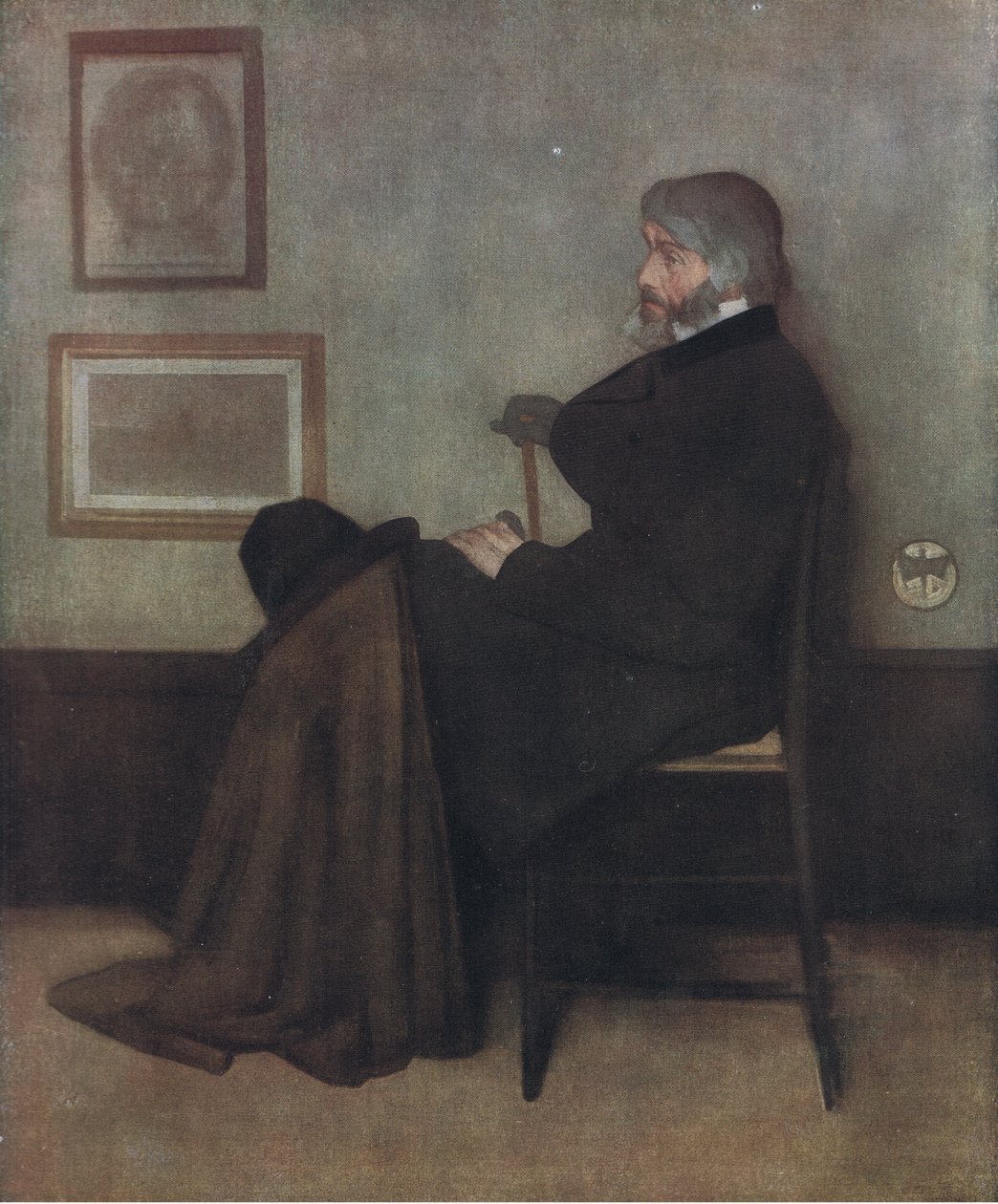 Porträt von Thomas Carlyle, Bibbys Annual, 1916-1917 von James Abbott McNeill Whistler