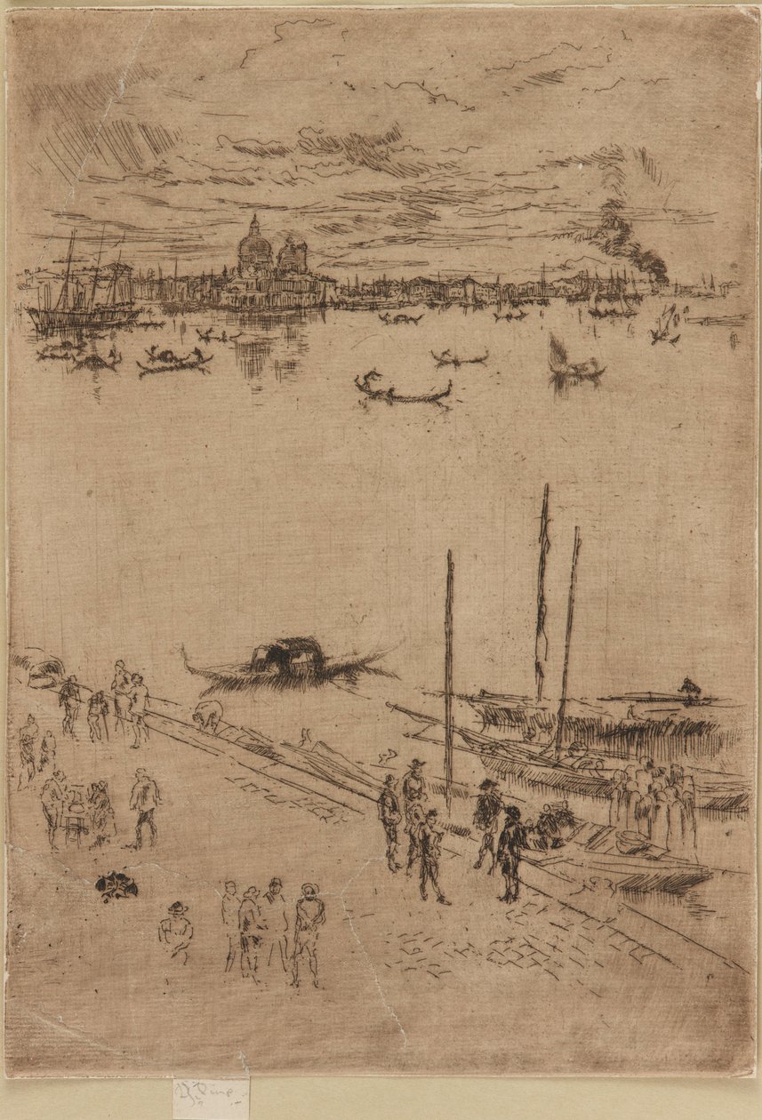 Aufrechtes Venedig, 1879-1880 von James Abbott McNeill Whistler