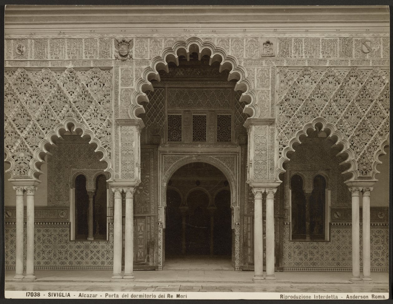 Alcázar, Tür zum Schlafzimmer der maurischen Könige von James Anderson