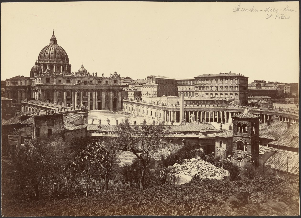 [Ansicht der Petersbasilika] von James Anderson