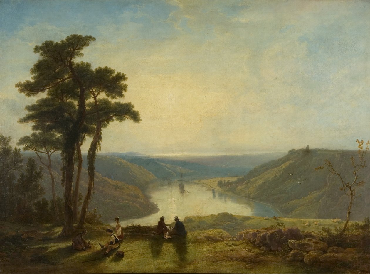 Blick auf den Avon von Durdham Down von James Baker Pyne