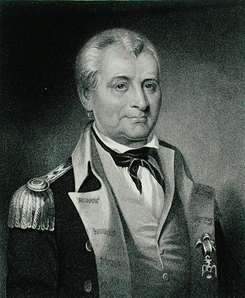 General Lachlan McIntosh, graviert von Henry Hoppner Meyer von James Barton (after) Longacre