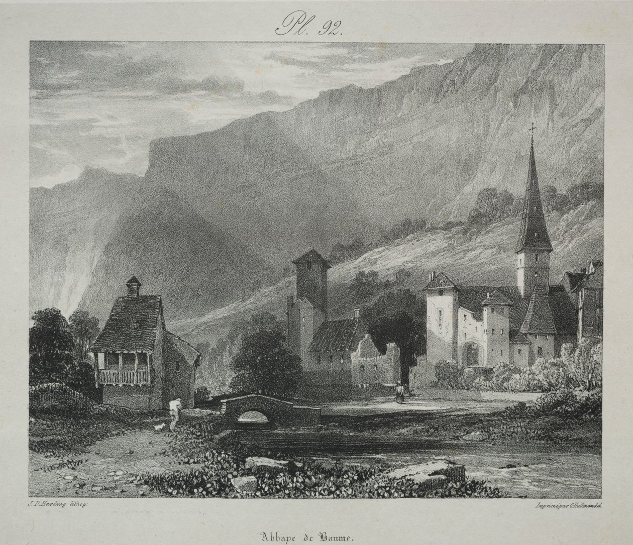 Eine Serie von Motiven aus den Werken des verstorbenen R. P. Bonington: Eine Studie aus der Natur..., 1829 von James Duffield Harding