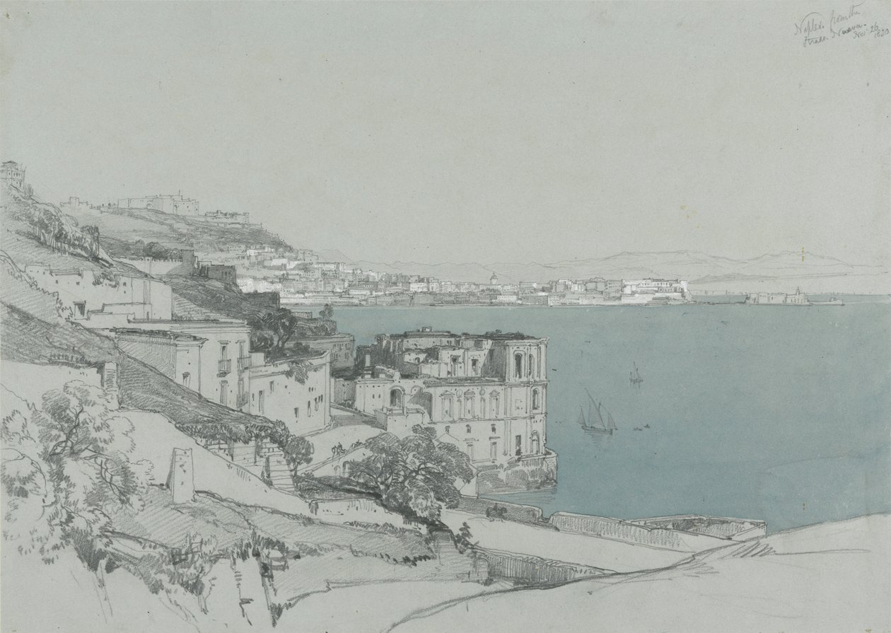 Neapel von der Strada Nouva, 26. Nov. 1830 von James Duffield Harding