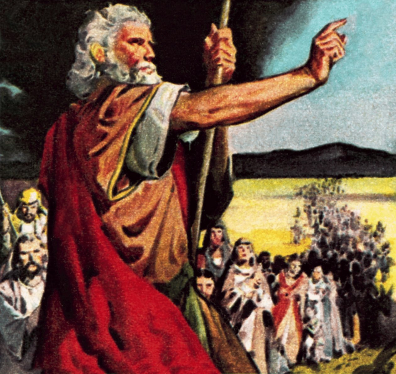 Moses in der Wüste von James Edwin McConnell