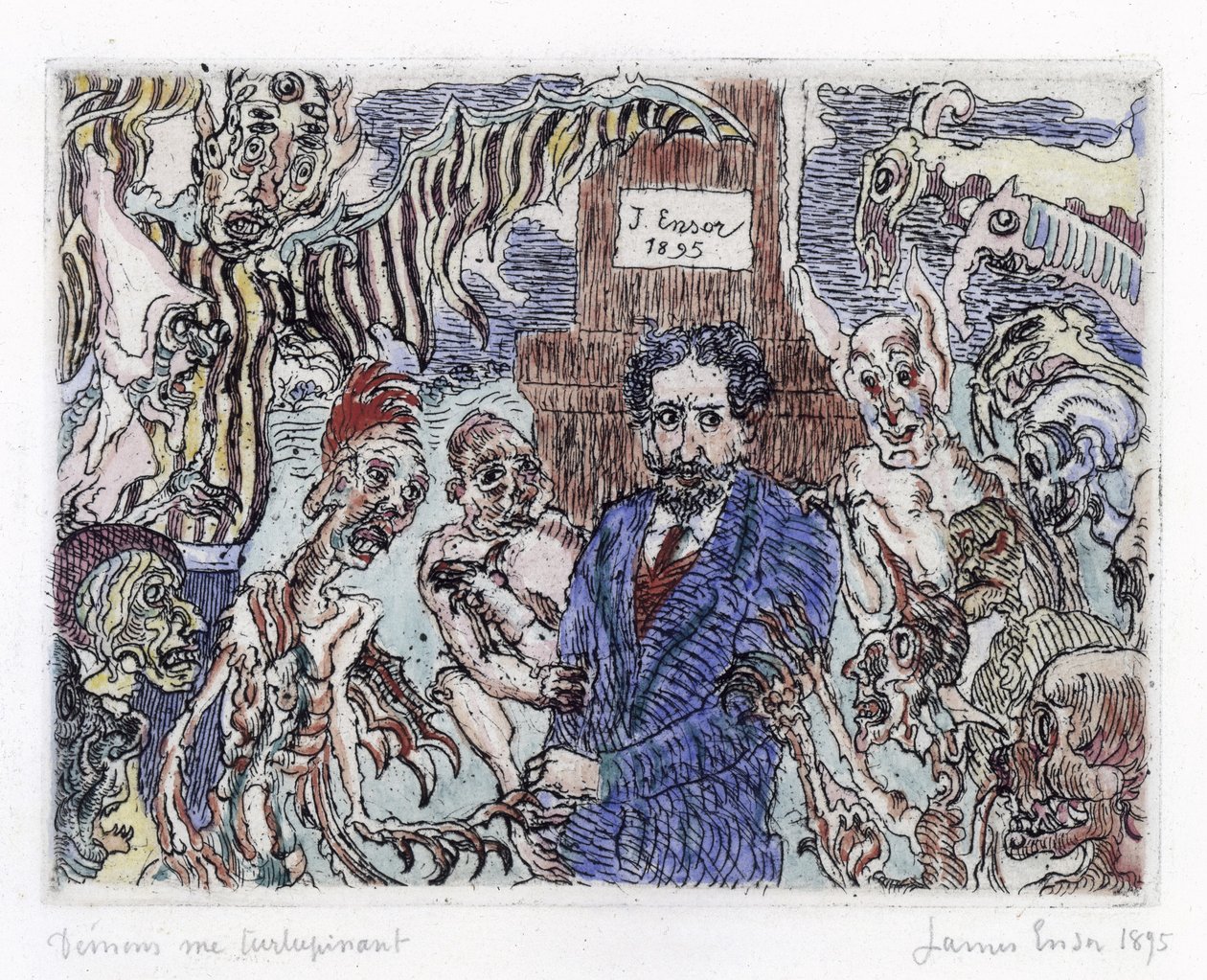 Dämonen, die mich quälen von James Ensor