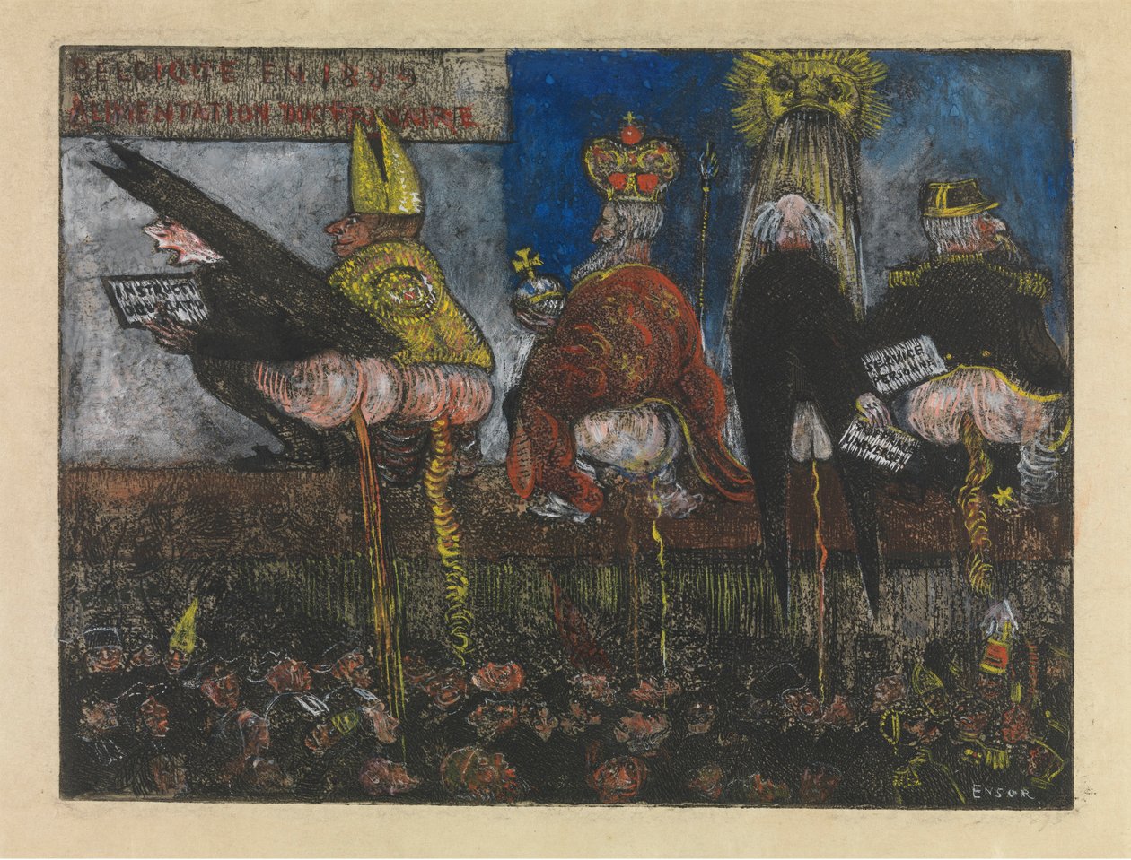 Doktrinale Nahrung von James Ensor