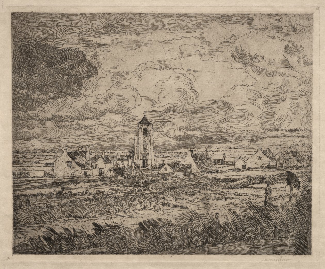 Große Ansicht von Mariakerke von James Ensor