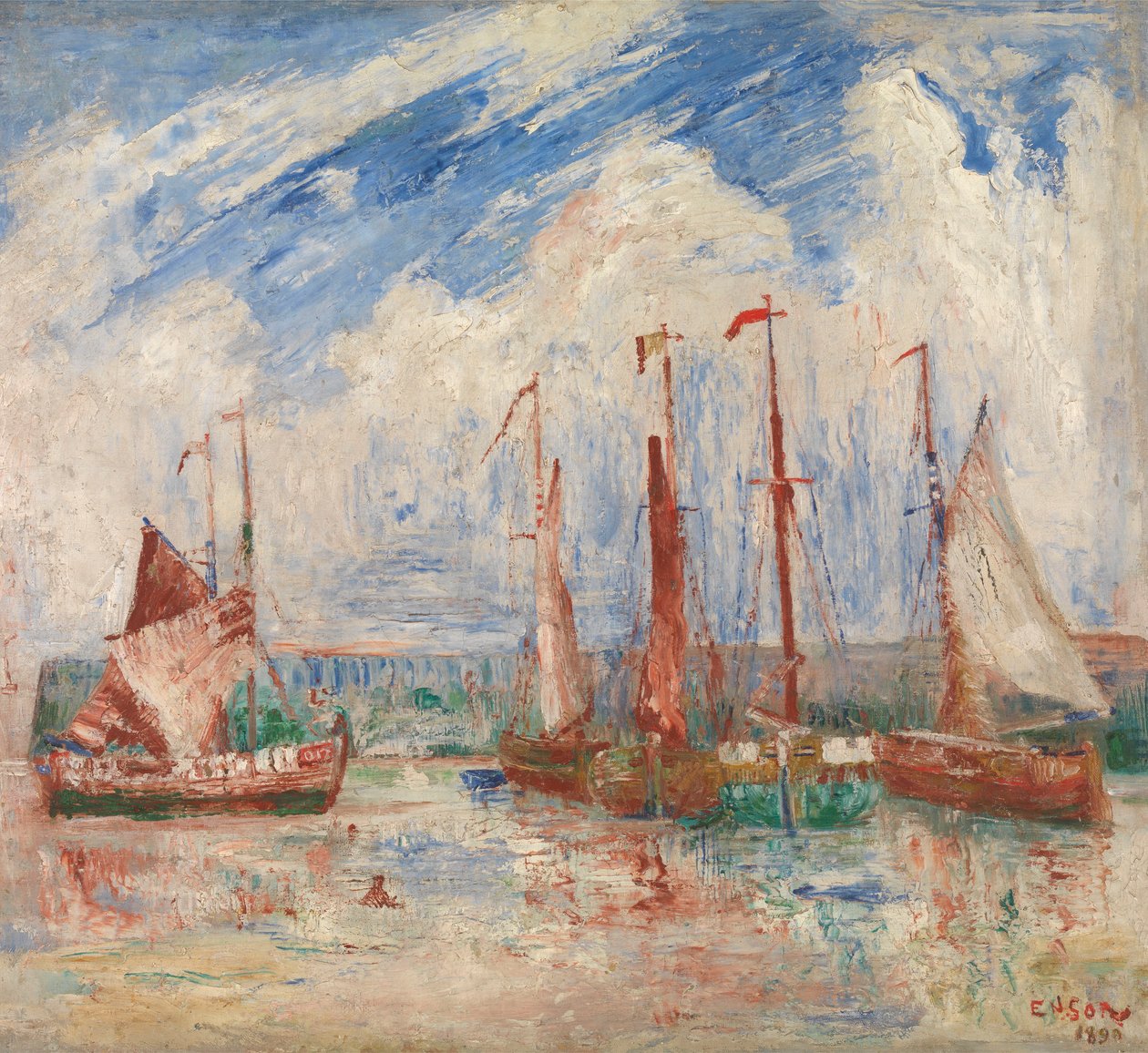 Schaluppen von James Ensor