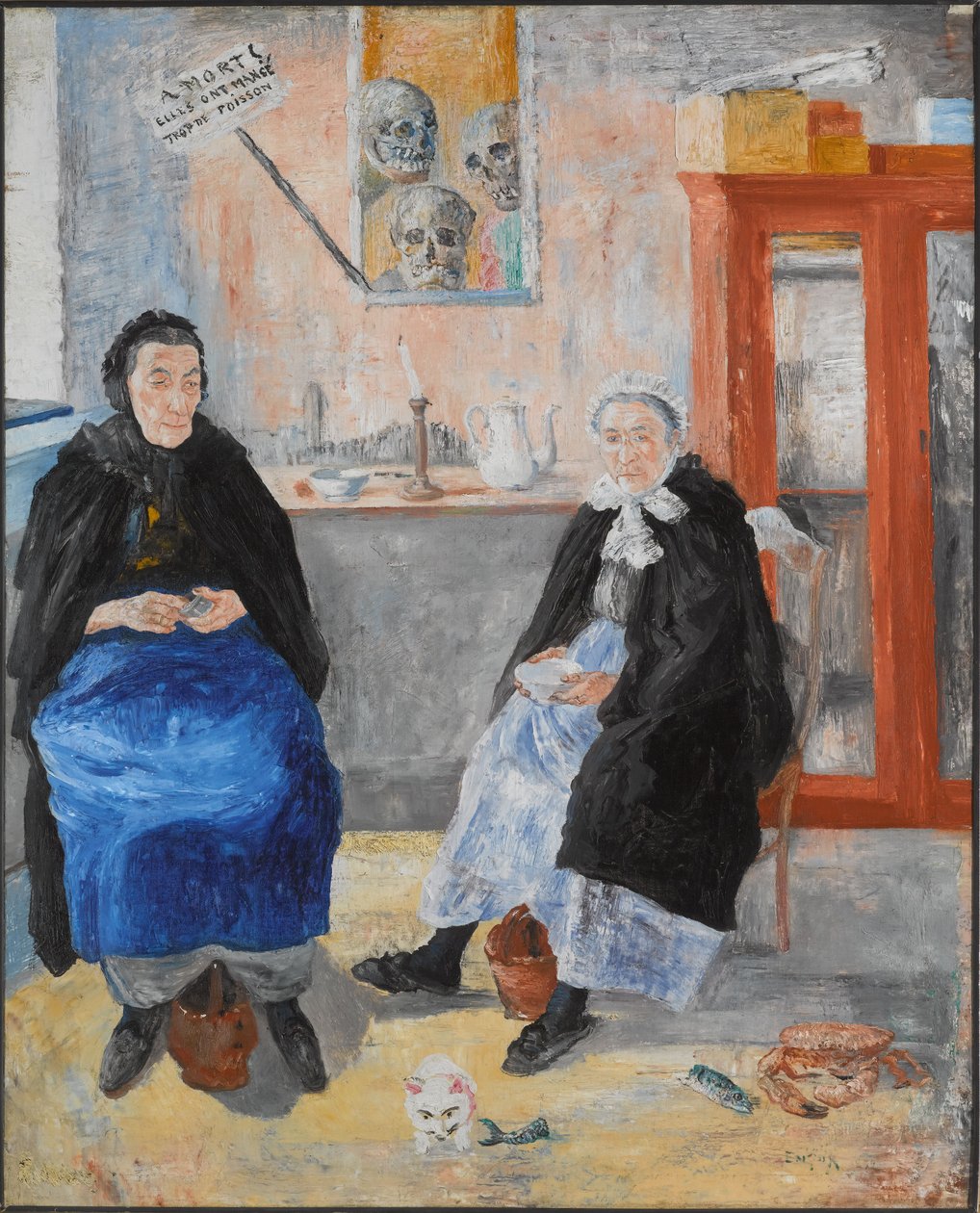 Die melancholischen Fischweiber von James Ensor
