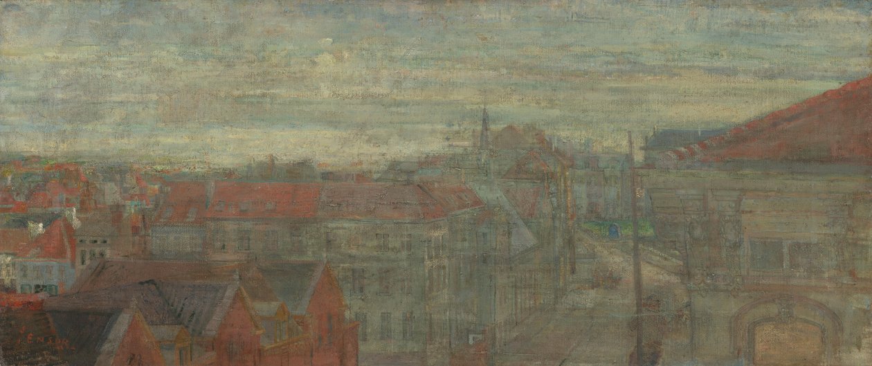 Ansicht von Phnosia. Leuchtende Wellen und Vibrationen von James Ensor