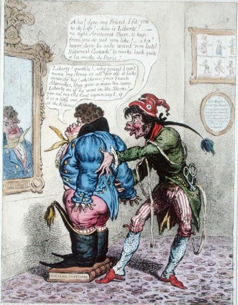 Französischer Schneider passt John Bull einen 