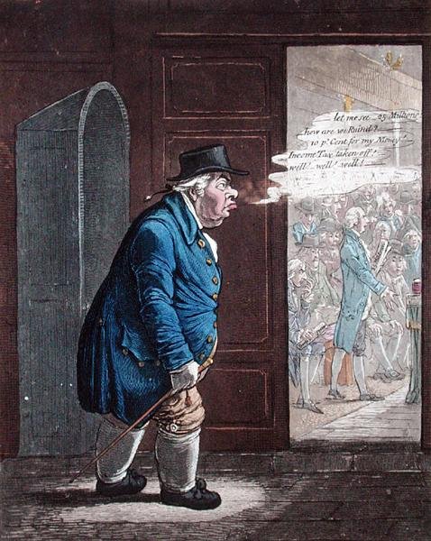 Hoffnung, veröffentlicht von Hannah Humphrey im Jahr 1802 von James Gillray