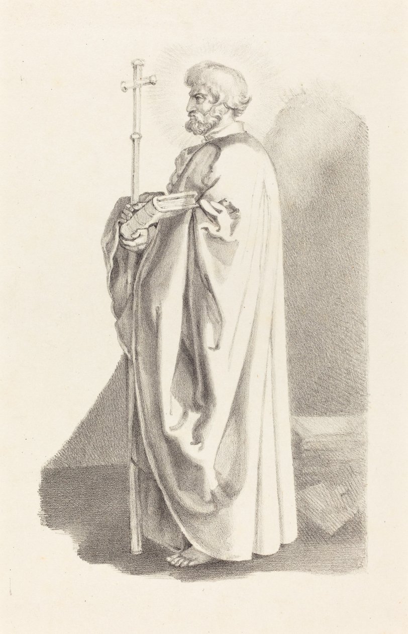 Ein Apostel, von Albrecht Dürer von James Henry Lynch after John Flaxman