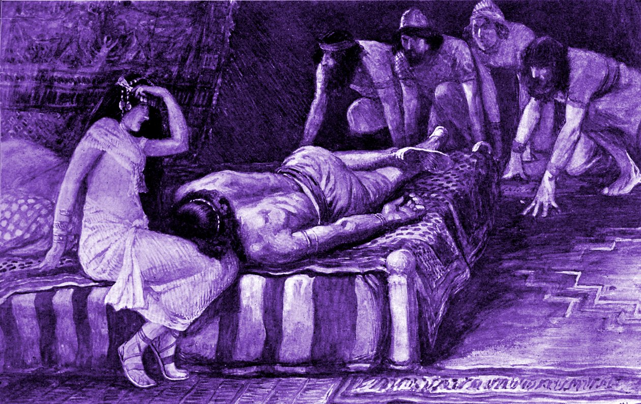 Samson wird gefangen genommen von J. James Tissot - Bibel von James Jacques Joseph (after) Tissot