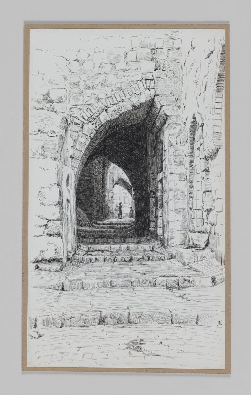 Eine Straße in Jerusalem, Illustration aus Das Leben unseres Herrn Jesus Christus von James Jacques Joseph Tissot