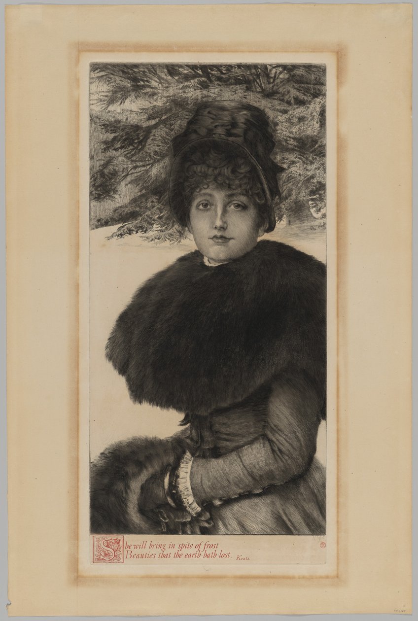 Ein Winterspaziergang von James Jacques Joseph Tissot
