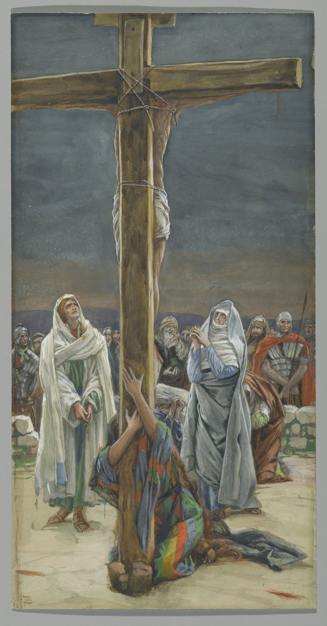 Stabat Mater. Frau, siehe deinen Sohn, Illustration für Das Leben Christi von James Jacques Joseph Tissot