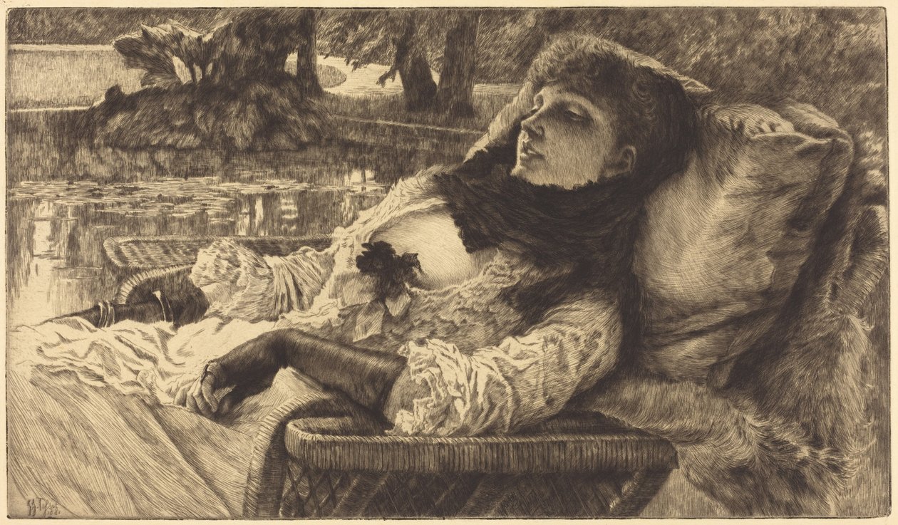 Sommerabend von James Jacques Joseph Tissot