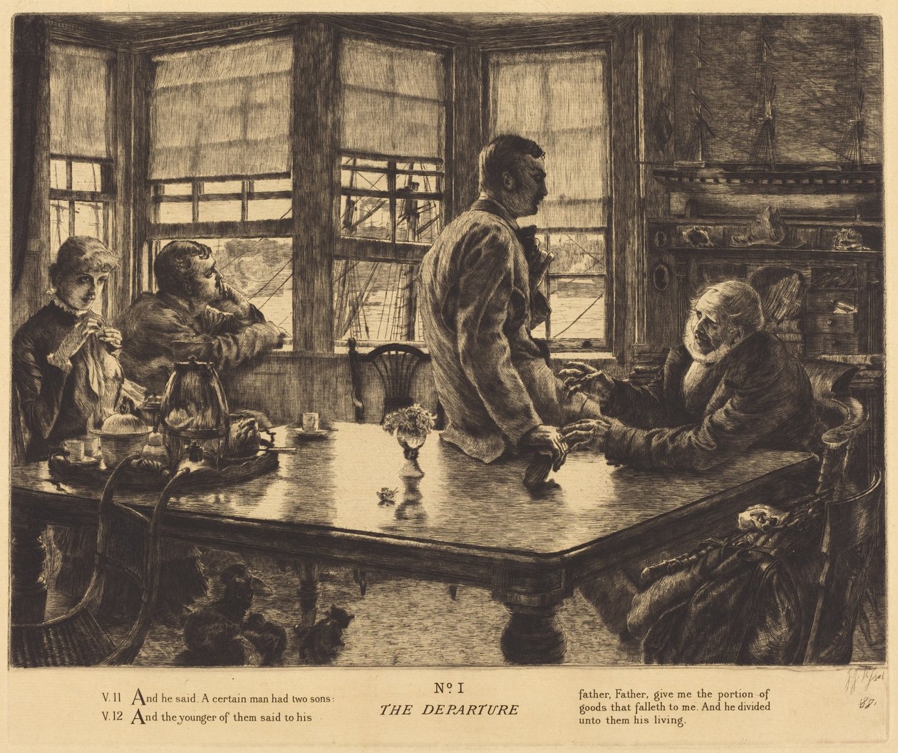 Die Abreise von James Jacques Joseph Tissot